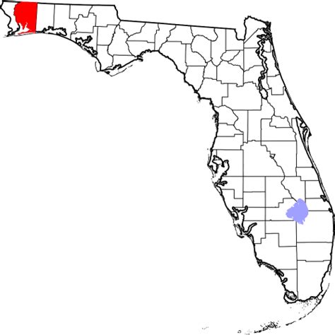 USGS TOPO 24K Maps - Santa Rosa County - FL - USA