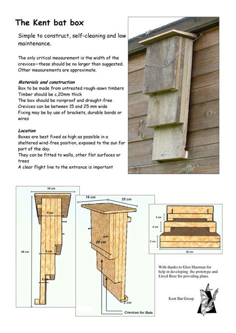 How to Make A Bat House Free Plans 2020 | Bat house plans, Bat house, Bat box