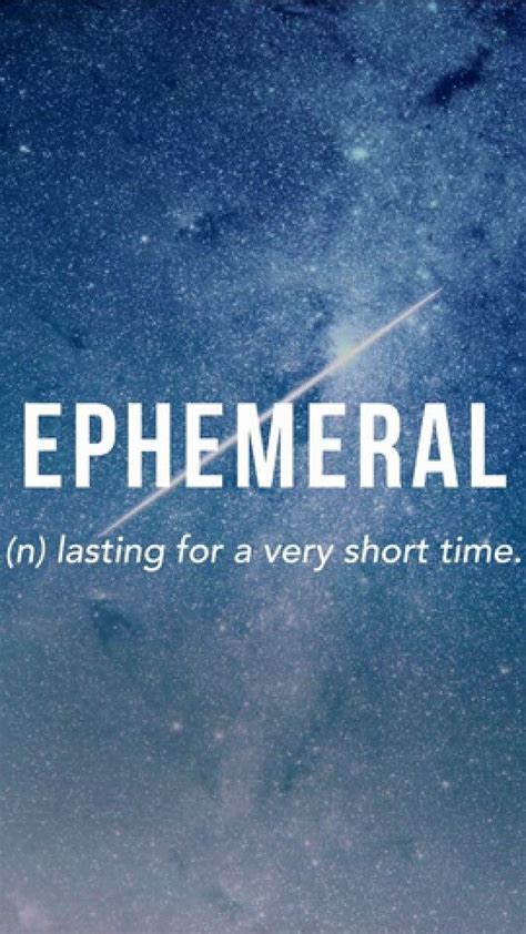 Ephemeral | Rare Words