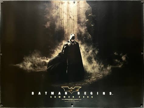 Batman Begins - 2005 - Original Movie Poster - Art of the Movies