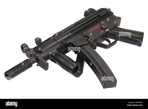 submachine gun MP5 isolated Stock Photo - Alamy