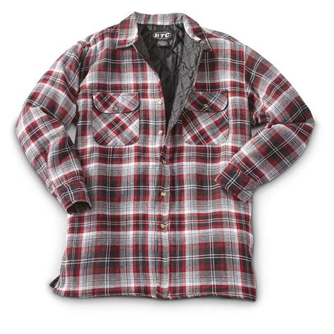 Quilted Flannel Shirt Jacket - Jacket To