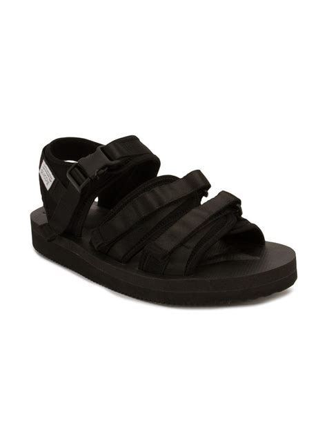 Lyst - Suicoke Velcro Straps Sandals in Black for Men