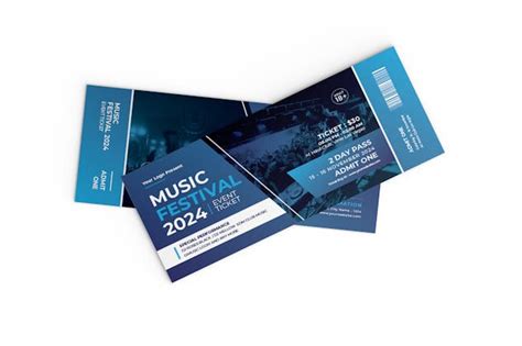 Music Festival Ticket - Design Template Place