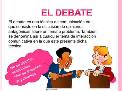 El debate