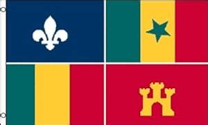 Amazon.com : Louisiana Creole Flag 3x5ft Poly : Patio, Lawn & Garden