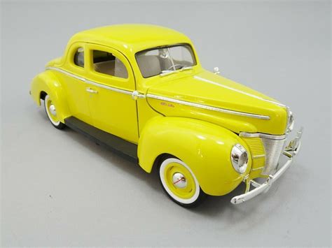 1940 Ford DeLuxe Coupe, 1:18 Scale Yellow Diecast Classic Car by Motor Max #MOTORMAX #Ford ...