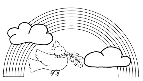 Rainbow (Nature) – Page 2 – Free Printable Coloring Pages