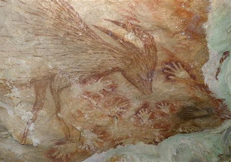 40,000 year-old cave paintings found in Indonesia