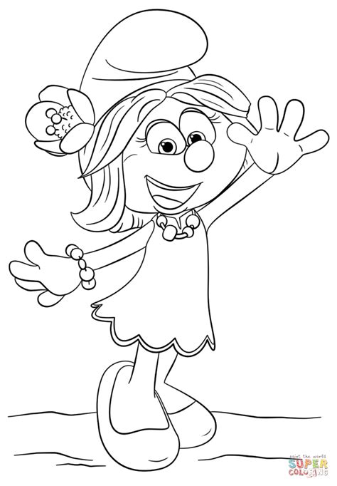 Smurfs The Lost Village Coloring Pages Coloring Pages