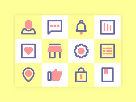 general icon set by Nauman Muzammal on Dribbble