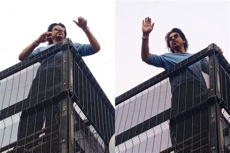 Shah Rukh Khan Celebrates Jawan's Success With Fans At Mannat; Watch ...