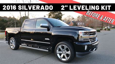 2017 Silverado Leveling Kit Before And After