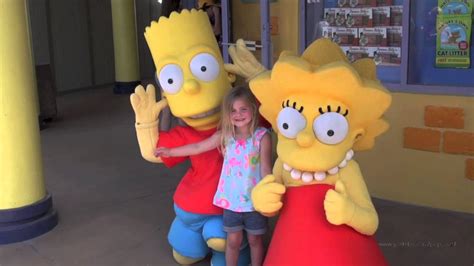 The Simpsons Meet and Greet at Universal Studios Florida - Universal Orlando Resort HD 1080p ...