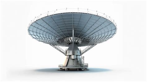 Parabolic Radar Antenna Dish At Military Radio Detection And Ranging ...