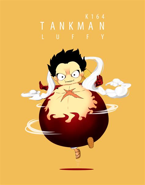 One Piece - Tankman Luffy | One piece images, One piece anime, Piecings