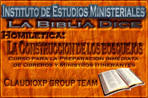 LA BIBLIA DICE: bosquejos homileticos