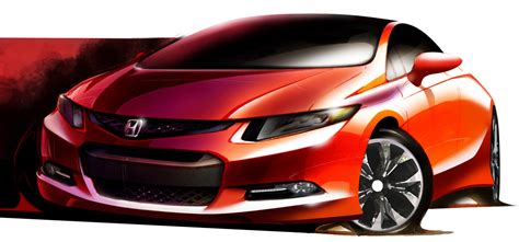 Honda teases next generation Civic with official sketch - paultan.org