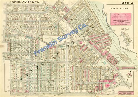 Andy's Antique Maps -1942 Upper Darby & Vacinity