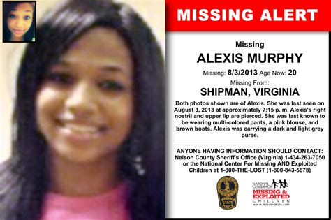 Find Alexis Murphy - Help Bring Her Home