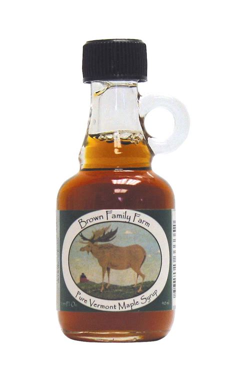 Amazon.com : Brown Family Farm Vermont Nips, Medium Amber, Moose Label ...