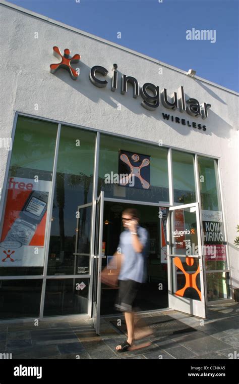 Oct 31, 2004; Los Angeles, CA, USA; Cingular Wireless agreed to pay ...