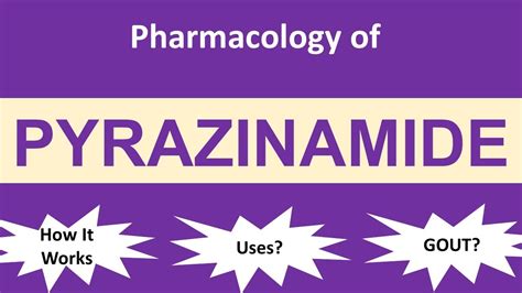 Pyrazinamide | Mechanism of Action | Clinical Use | Side Effects | AntiTubercular Drug - YouTube