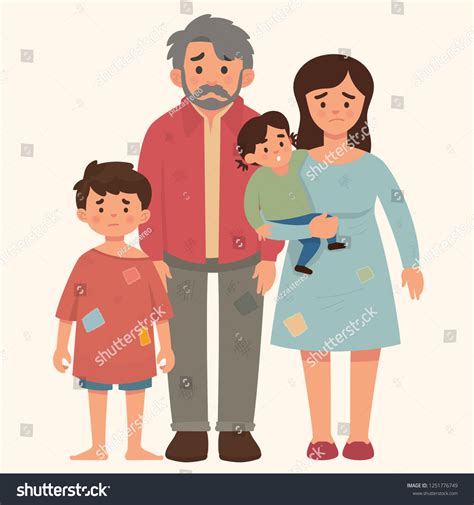 4,293 Poor family Stock Illustrations, Images & Vectors | Shutterstock