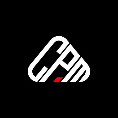 CPM letter logo creative design with vector graphic, CPM simple and ...