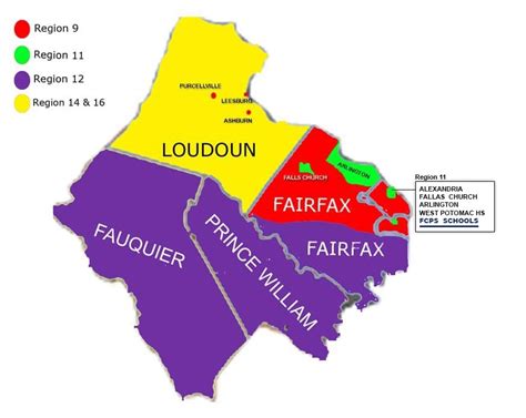 Region Map – Virginia Odyssey of the Mind