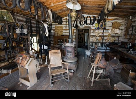 Nevada City Montana Ghost Town Museum Outdoors Stock Photo - Alamy