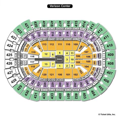 Capital One Arena Concert Seating Chart View | Elcho Table