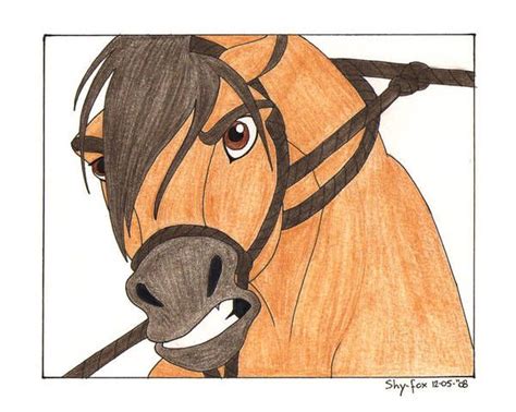 Spirit by shy-fox | Spirit drawing, Horse drawings, Spirit the horse