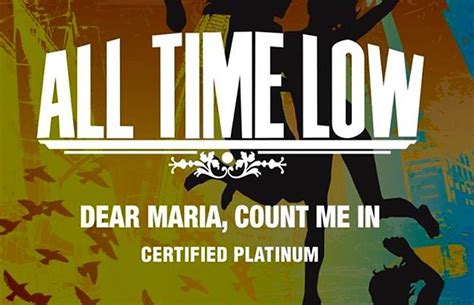 All Time Low’s “Dear Maria, Count Me In” certified Platinum