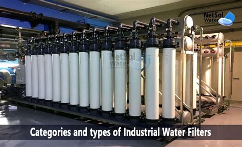 What are the Categories and types of Industrial Water Filters