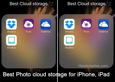 Best Photo Cloud Storage for iPhone Apps: iOS 11/ iOS 10