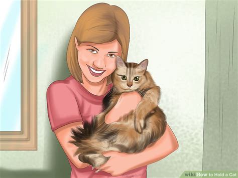 ++ how to hold a cat