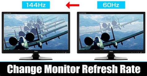 How to Change Monitor Refresh Rate in Windows 10 PC