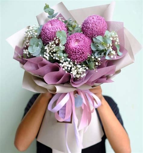 Cúc Mẫu Đơn Tím - Loài Hoa Tặng Người Yêu Phương Xa | Hanoi Florist