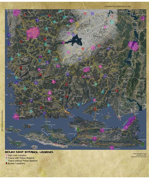 New Expanded Scum Map, proper orientation, & labels. This should show ...