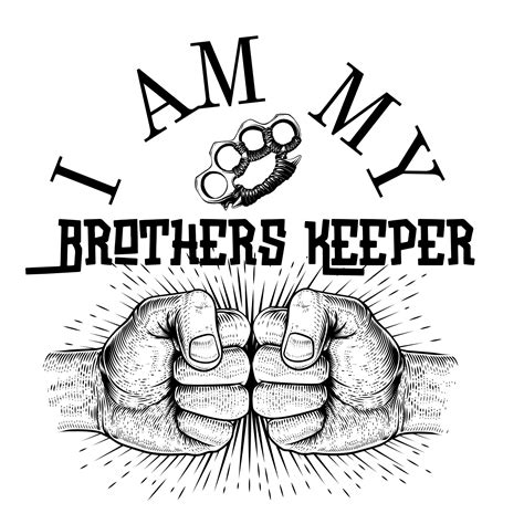 I Am My Brothers Keeper SVG Instant Download, Etsy Will Email File Asap. Stronger Together Than ...