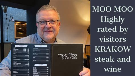 MOO MOO Steak & Wine, KRAKOW, review. - YouTube