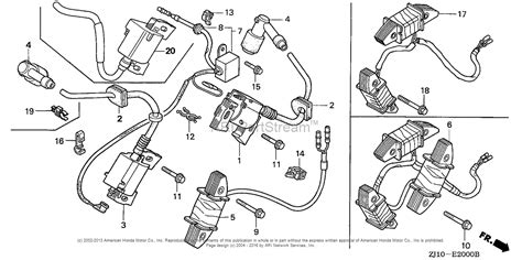 Honda Engines GX620 TXF2 ENGINE, JPN, VIN# GCAD-1000001 TO GCAD ...