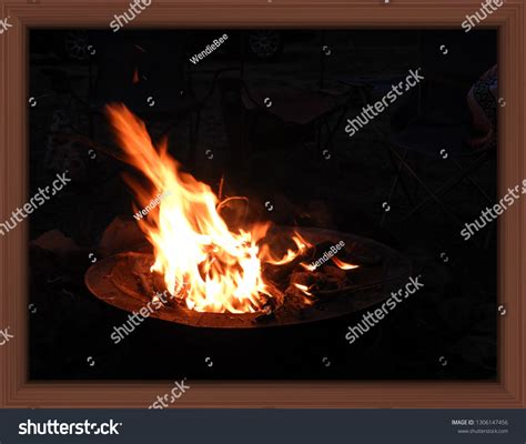 Campfire Night Stock Photo 1306147456 | Shutterstock