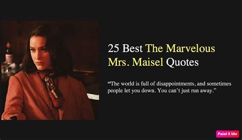 50 Best The Marvelous Mrs. Maisel Quotes - NSF News and Magazine