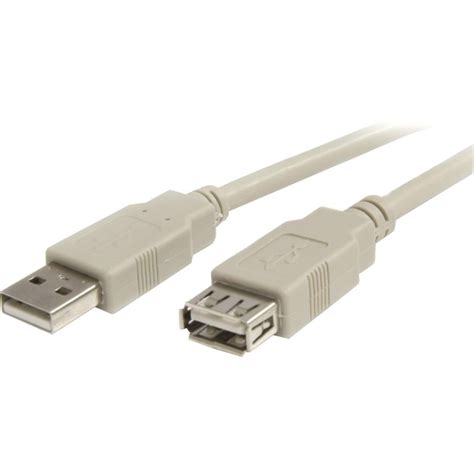 Startech .com 6 ft USB 2.0 Extension Cable A to AM/FUSB6 ft1 Pack1 x Type A Male1 x Type A ...