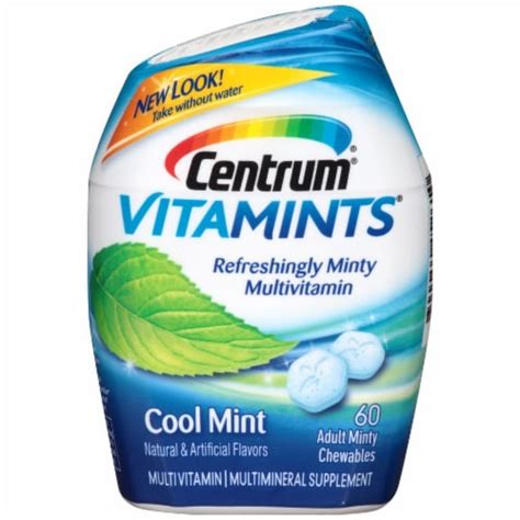 Centrum® Vitamints® Cool Mint Adult Multi-Vitamin Chewables, 60 ct - Kroger