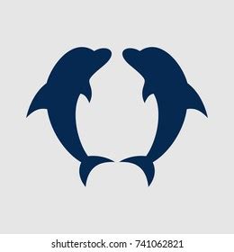 Dolphin Vector Logo Icon Vector Stock Vector (Royalty Free) 741062821