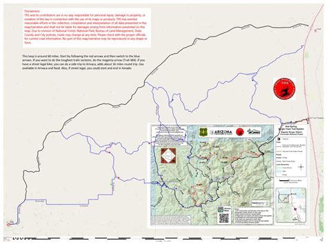 Red Spring Big Loop Map by Off Road Motorcycle Club | Avenza Maps