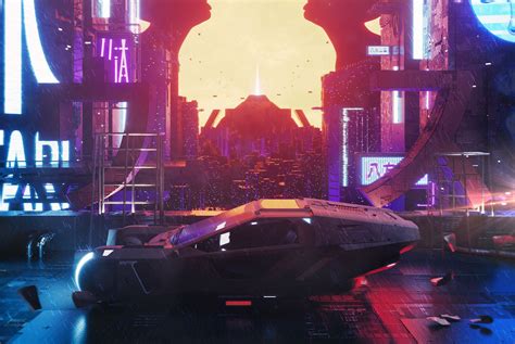 Blade Runner 2049, futuristic city, city, digital art, science fiction, vehicle, futuristic ...